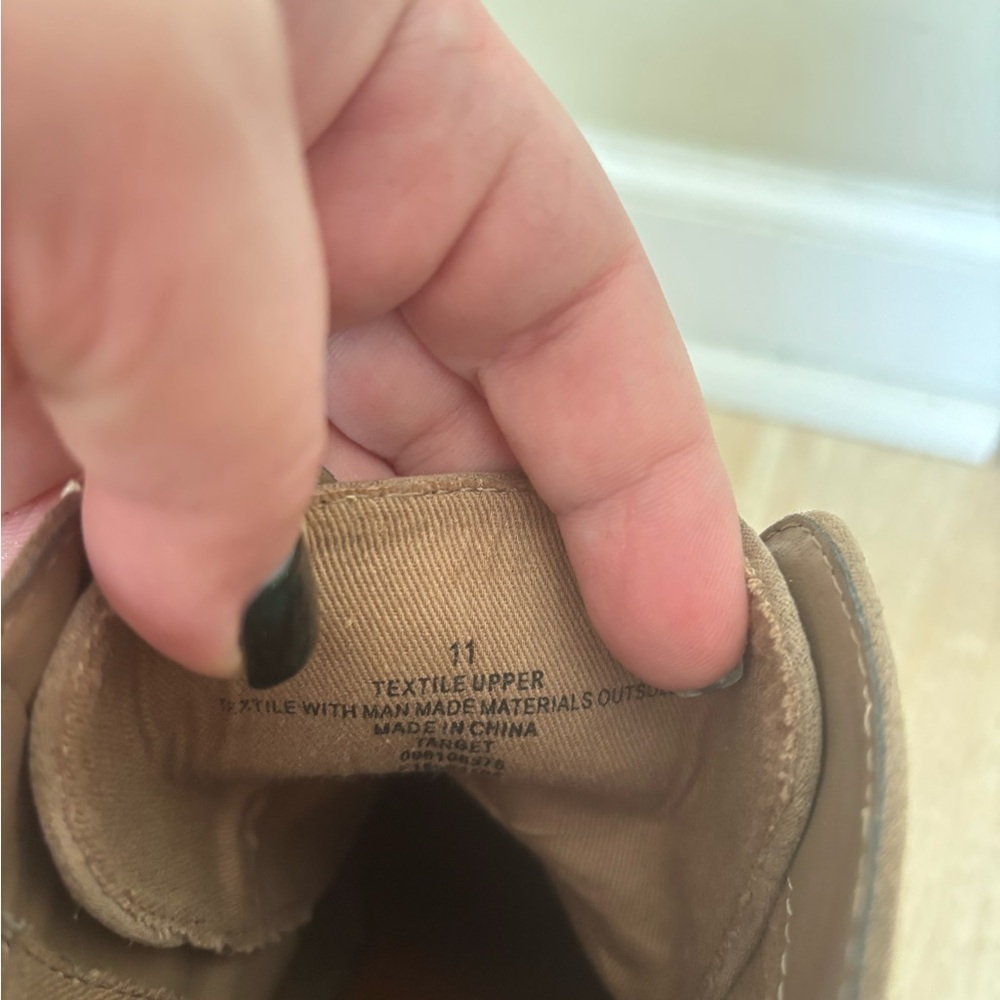 Target Tan Universal Thread Lace-Up Boots size 11 - Picture 7 of 8